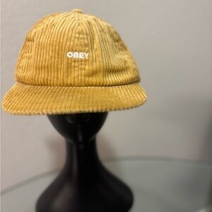 Obey Tan Cotton Cap